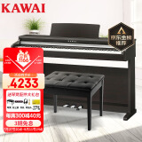 卡瓦依（KAWAI）电钢琴KDP110黑 88键重锤 电子数码钢琴成人儿童初学专业家用