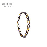 亚历山大（ALEXANDRE DE PARIS）发箍欧美风头箍镂空发饰浪漫压发头饰1573W玳瑁色女朋友礼物