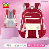 迪士尼（disney）书包初中生4-6年级透气轻便防泼水分层大容量高年级背包双肩包女