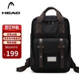 海德（HEAD）背包女大容量双肩包男15.6英寸笔记本电脑包旅行防泼水学生书包