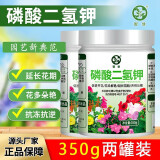 智绿磷酸二氢钾花肥料花卉专用磷钾肥农用养花叶面喷施肥植物通用 磷酸二氢钾350g*2罐