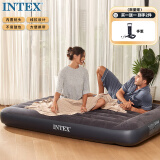 INTEX 64143双人加大内置枕头充气床垫家用便携午休床户外帐篷垫折叠床