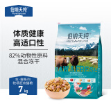 伯纳天纯猫粮生鲜三种肉 冻干全阶段通用粮 牧场狂欢(牛肉+羊肉+兔肉)7kg