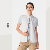 迪卡侬（DECATHLON）抓绒马甲男女秋保暖摇粒绒背心抓绒衣开衫冲锋衣内胆MH120 女款 米色 L
