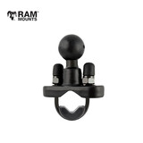 RAM摩托车手机导航支架 哈雷宝马杜卡迪圆管车把U型抱箍底座球头配件 普通款底座