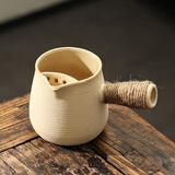 尚言坊围炉煮茶器具套装罐罐壶烤奶陶瓷茶壶煮茶壶泡茶壶茶水分离煮茶器 11白陶韵罐罐壶  700ml