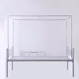 西漢（XIHAN）伸缩床帘支架 送风扇杆 学生宿舍1m蚊帐杆子1.2m床架0.9m杆子0.8m 不锈钢压脚款(宽高可伸缩 长190