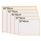 齐富（QIFU） 齐富(QIFU)木框磁性挂式白板办公家用黑板墙粉笔书写绿板家用软木背景照片墙留言 木框单面白板 90*120CM