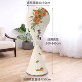 美悦舍电风扇防尘罩子立式全包布艺奥克斯美的TCL台式新款落地扇通用 立式-好柿连连