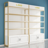 杜欢骏货架展示架多层货柜置物架美容院产品展柜陈列柜护肤化妆品展示柜 100长*30深*198高【特价款】