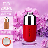 尚明焖茶杯旅行茶具茶水分离焖泡茶杯便捷式户外随行杯快客杯节日礼物 红色【瓷化内胆】