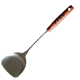 厨正堂正宗章丘炒锅铁锅纯手工锻打老式家用炒菜锅无涂层物理不粘锅礼盒 不锈钢锅铲 9cm