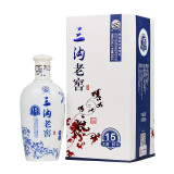 三沟白酒  窖龄15年 浓香型纯粮高度白酒52度500ml*1瓶辽宁特产礼盒装 52%vol 500mL 1瓶