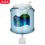 欧美星净水器饮水机小连通水桶改装管线机配件小连通饮水桶储水桶PC小联通饮水桶9L装接净水机使用水桶