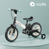 Nadlenadle纳豆儿童自行车平衡车二合一多功能可折叠脚踏车滑行车童车