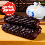 守望乡村（KEEP W-VILLAGE GO）新鲜东北甜糯鲜嫩玉米 真空包装健康粗粮早餐苞米棒粘糯香甜玉米 黑色玉米12支共 2400g 以上