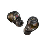 铁三角（Audio-technica）【日本直邮】日版新款ATH-SQ1TW2无线蓝牙耳机完全入耳式支持多点连接小机身高性能IPX5级防水 ATH-CKS30TW+透明黑【主动降噪】