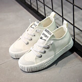 回力童鞋儿童帆布鞋2024春季小学生一脚蹬休闲鞋女童小白鞋男童单鞋潮