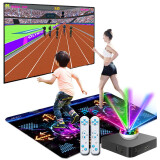 全舞行【新款HDMI超清】跳舞毯双人无线跳舞机家用电视体感游戏机炫舞毯 升级款HDMI无线+夜色11MM+游戏