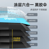 渔之源钓伞2026钓鱼伞遮阳伞防雨垂钓加厚多向钓伞渔具伞户外钓鱼雨伞 2.0米 【单层轻便 加厚黑胶】UPF50+更防晒
