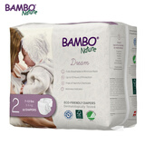 班博 N梦想系列 丹麦进口婴儿纸尿裤超薄透气尿不湿 新生儿XS码2号32片 BAMBO