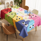四万公里桌布防水防油防滑防烫免洗书桌长方形餐桌布pvc加厚茶几桌垫台布