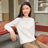 361°卫衣女秋冬季加绒外套运动休闲圆领长袖套头衫上衣662344801D-1