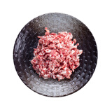 野蛮香 东北长白山黑猪肉五花肉馅土猪肉300g肥肉馅包子馅料饺子肉丸子