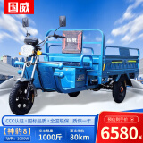国威 三轮车电动货车农用载货拉货快递车 神豹8【60V 45A】18管车厢外径1.8*1.1米 全长3.2米 一辆价