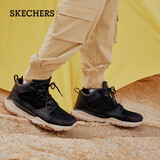 斯凯奇（Skechers）短靴男士秋季宽楦软底休闲靴子高帮鞋软底舒适工装靴马丁靴