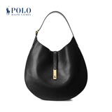 Polo Ralph Lauren 拉夫劳伦 Polo ID 女配 经典款皮革大号单肩包RL51979 001-黑色 ONE