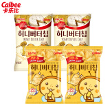 卡乐比（Calbee）海太薯片 蜂蜜黄油+奶酪味60g*4袋 韩国进口薯片 休闲膨化零食