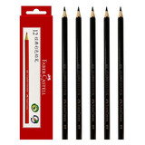 辉柏嘉（Faber-castell）水溶性彩铅 油性彩铅单色 儿童美术学生绘画专用彩色铅笔单支 12支盒装节日生日礼物 油性 黑色399 12支