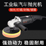 铁胆金钢汽车抛光机打蜡机多功能220v美容打磨刮痕修复封釉机抛光打蜡神器 黑色经典款原厂配置