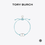 Tory Burch 汤丽柏琦 “怀梦前行”手链TB 143017 Tory 银/浅蓝色 400
