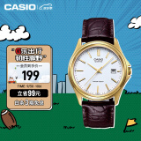 卡西欧（CASIO）手表男士大众指针简约指针皮带运动学生电子日韩表MTP-1183Q-7A