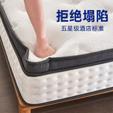 海马迈卓五星级酒店压缩卷包独立弹簧1.8x2米加厚超软天然乳胶席梦思床垫 五星酒店尊享款(柔软舒适25cm) 1.8米*2.0米