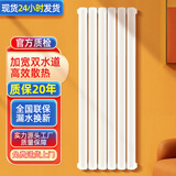 歆普森暖气片家用钢制水暖散热片钢二柱壁挂式集暖双柱立式工程片彩 总高1.6米-8柱 供暖15-20平
