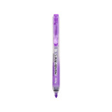 派通（Pentel）SXS15 按动荧光笔 手账记号笔标记笔 伸缩式大容量荧光笔可换芯 4.5mm 紫色