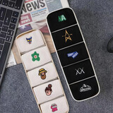 伦洛弗袜子男纯色棉袜秋季韩版潮袜ins不臭脚吸汗中筒学生袜运动袜 多色刺绣男袜（白色5双） 自用简包