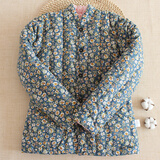 棉花咏纯棉花手工棉袄女士加厚保暖冬装大人短款棉服成人居家外出棉衣服 姹紫嫣黄 XL码建议110-125斤
