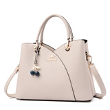 雪爱袋鼠（XUEAIDAISHU）高档女士包包女包真皮2025新款中年斜挎手提包母亲节送妈妈礼物 米灰色【礼盒+礼袋+手包卡包】