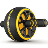 艾美仕（AiMeiShi）腹肌轮健身器材家用男健腹轮收腹机锻练腹部运动滚轮腹部胸肌训练 黄色健腹轮