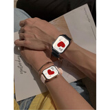 华为机通用智能手表女士iwatch蓝牙通话消息提醒支付音乐测血压血氧睡眠监测希普拓s8计步运动手表 情侣对表【一粉色一黑色】