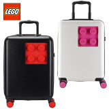 LEGO乐高儿童行李箱拉杆箱20英寸登机箱万向轮旅行轻密码锁硬黑 20152