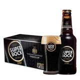 超级波克（SUPER BOCK）世涛黑啤 进口啤酒 250ml*24瓶 聚会烧烤送礼整箱装 葡萄牙原装