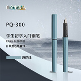 【开学必备】白金（PLATINUM）钢笔三年级小学生练字笔PQ-300小流星彩色马卡龙色书写笔升级02EF 极细字 海岸线