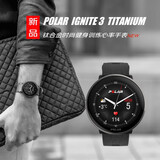博能（polar） Ignite3 燃时尚触屏健身训练 莱美运动睡眠监测心率手表 Titanium钛合金黑S-L