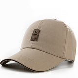 华臣羊 帽子男韩版潮帽子男女通用春夏季户外防晒太阳帽男士遮阳帽秋季 卡其色 中标 可调节