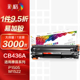 彩格CB436A大容量硒鼓适用惠普hp P1506 P1506n P1505 M1120 M1120n M1120a M1522n M1522nf打印机硒鼓墨粉